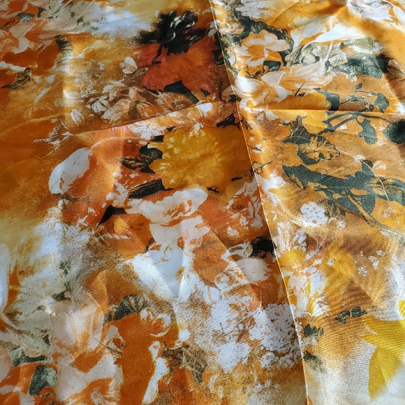 Vintage Scarf Square handkerchief Bandana Silk/Poly - Picture 4 of 5